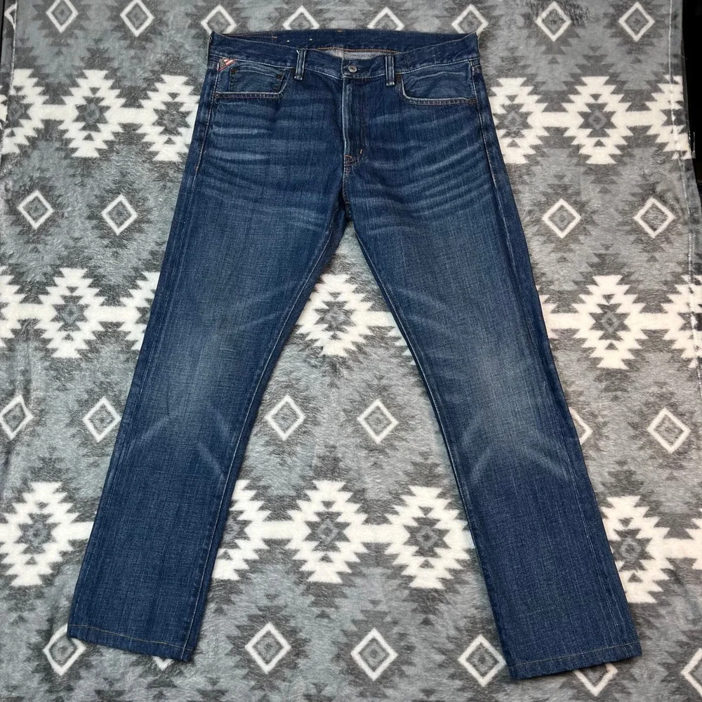 Denim & Supply Ralph Lauren Slim Fit Jeans Blue Medium Wash 36x34 Mens Cotton